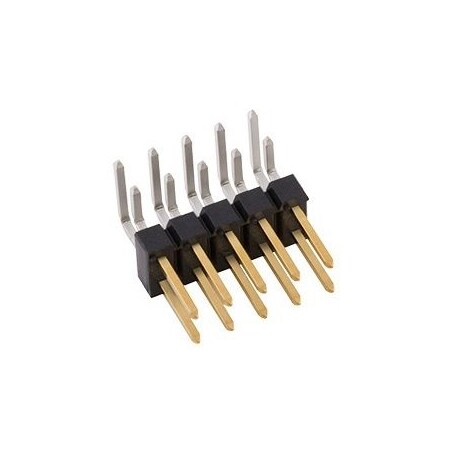 Fci Board Connector, 14 Contact(S), 2 Row(S), Male, Right Angle, 0.05 Inch Pitch, Solder Terminal,  20021112-00014T1LF